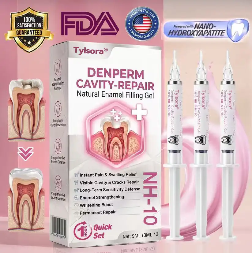 Tylsora® DenPerm Cavity-Repair Natural Enamel Filling Gel