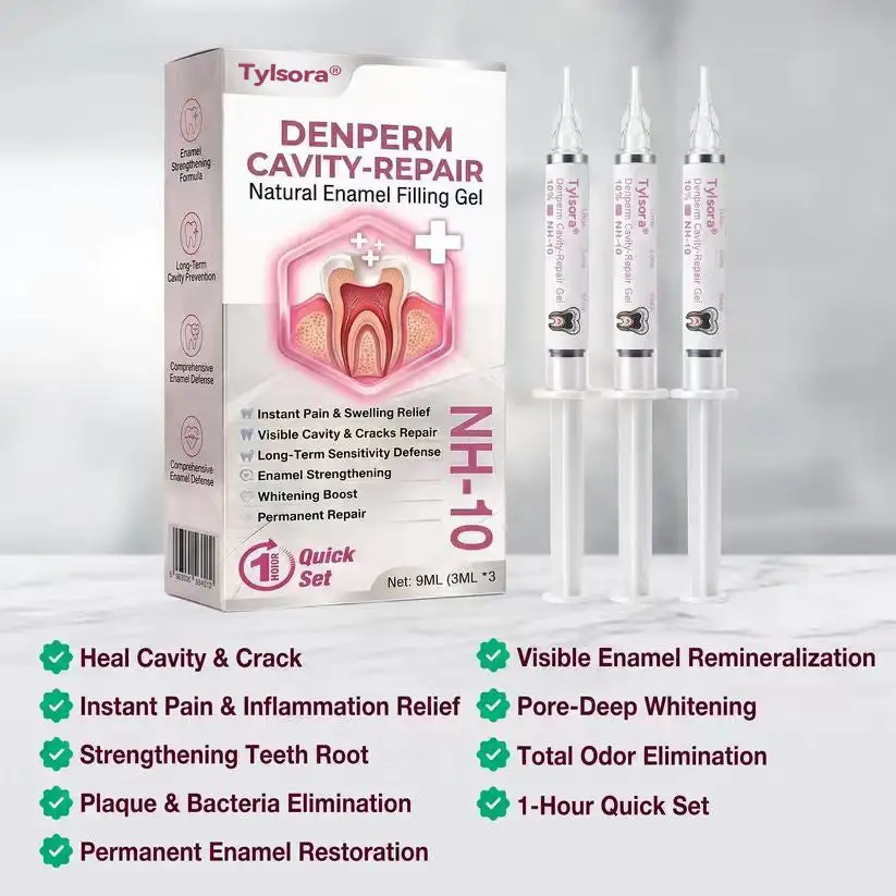 Tylsora® DenPerm Cavity-Repair Natural Enamel Filling Gel